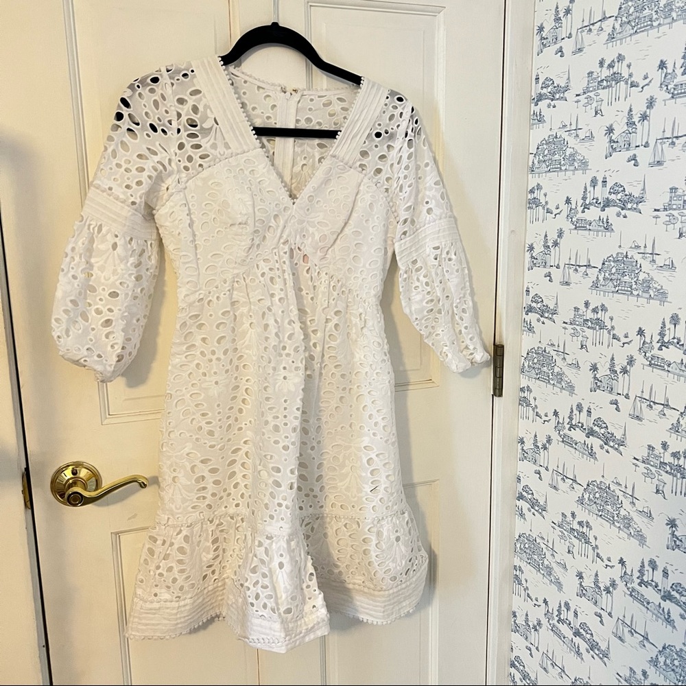 White Lilly Pulitzer Dress 00